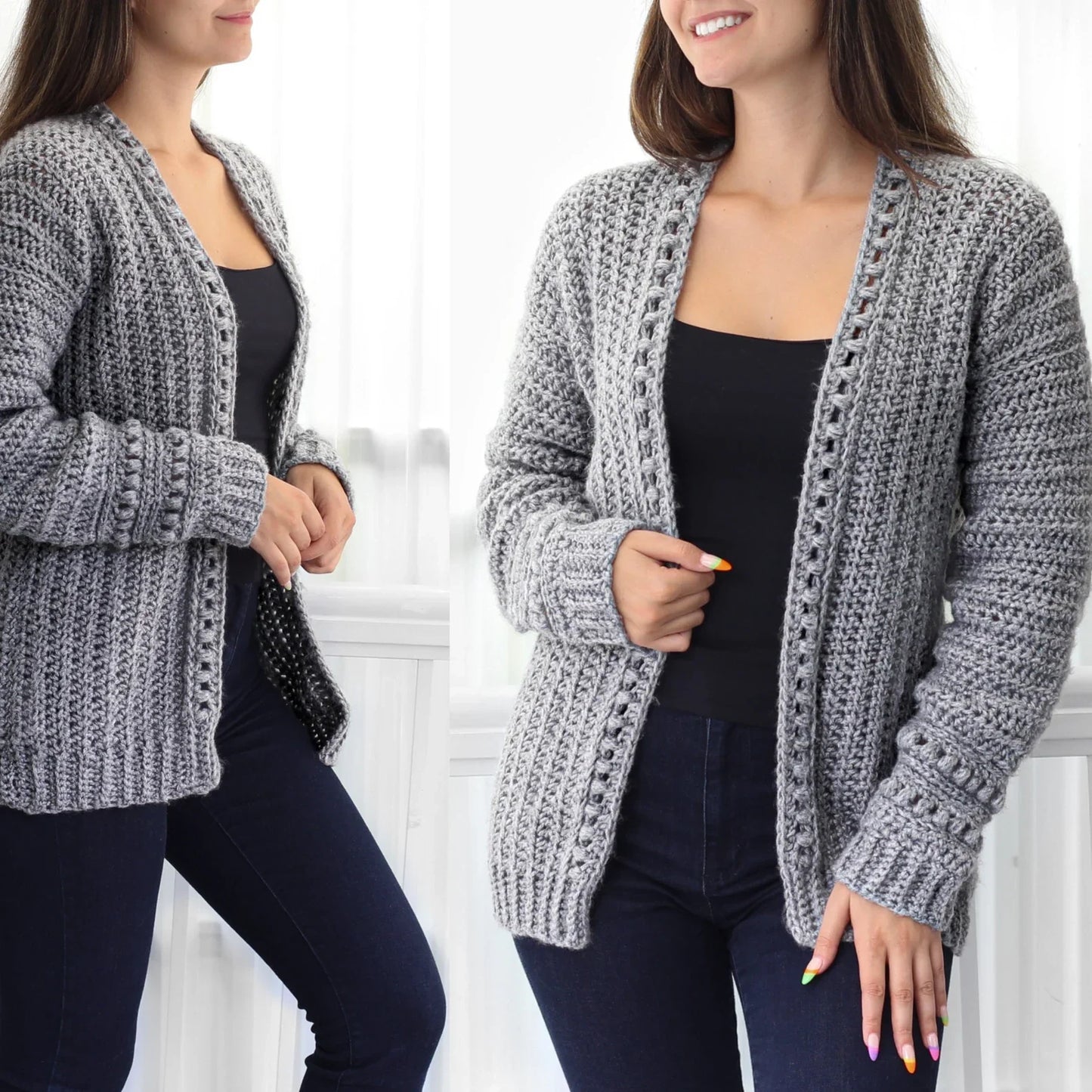 EMILY Crochet Cardigan PDF Crochet Pattern