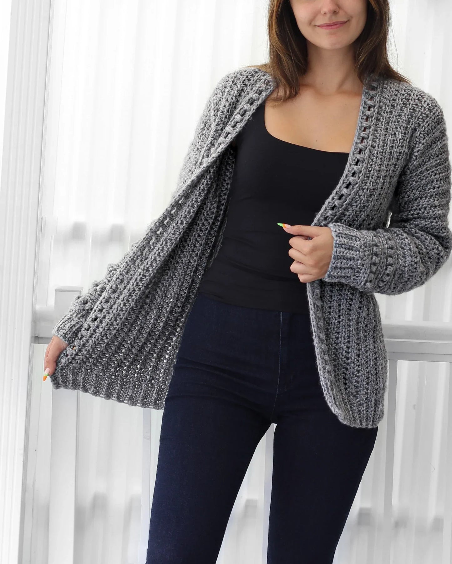 EMILY Crochet Cardigan PDF Crochet Pattern