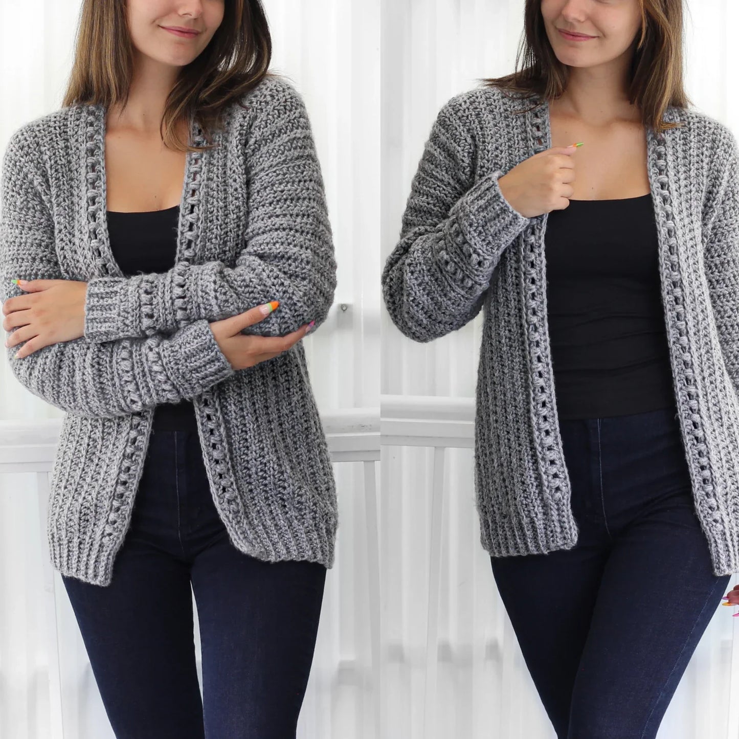 EMILY Crochet Cardigan PDF Crochet Pattern