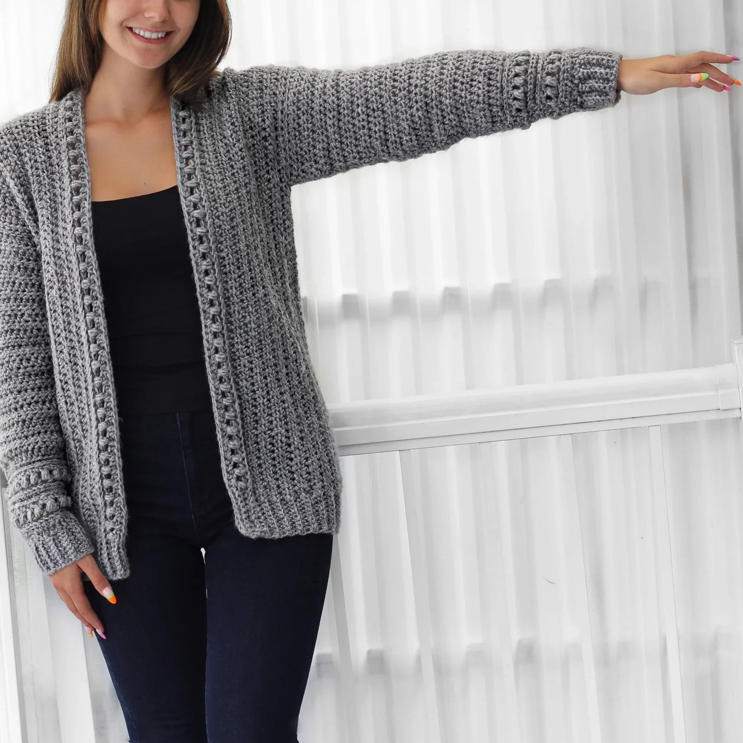 EMILY Crochet Cardigan PDF Crochet Pattern