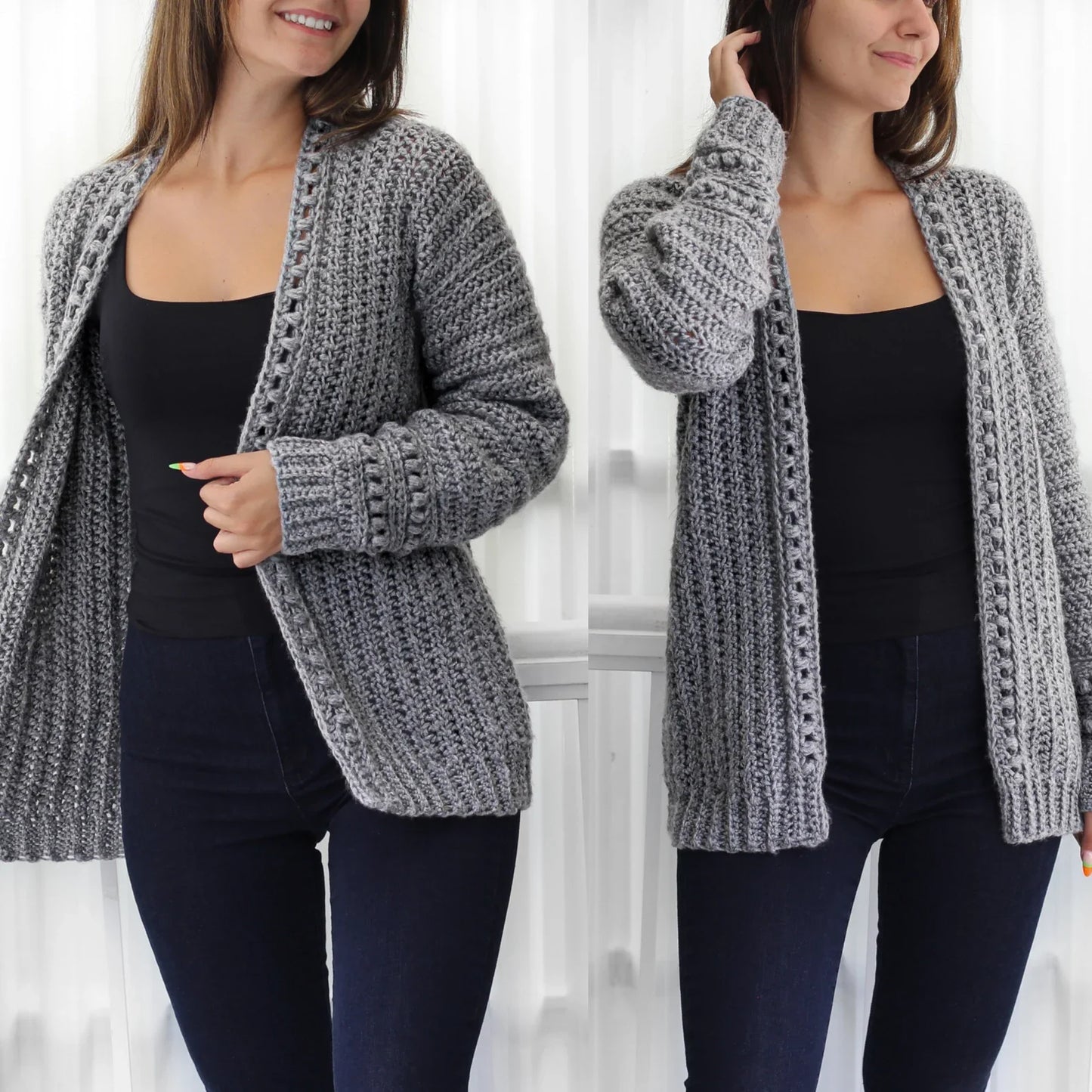 EMILY Crochet Cardigan PDF Crochet Pattern