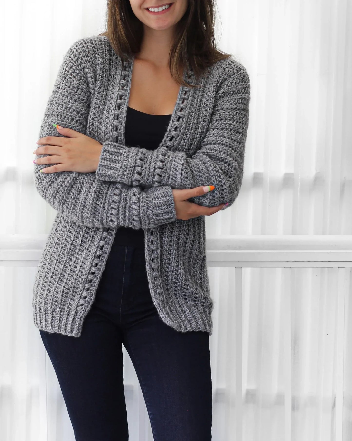 EMILY Crochet Cardigan PDF Crochet Pattern