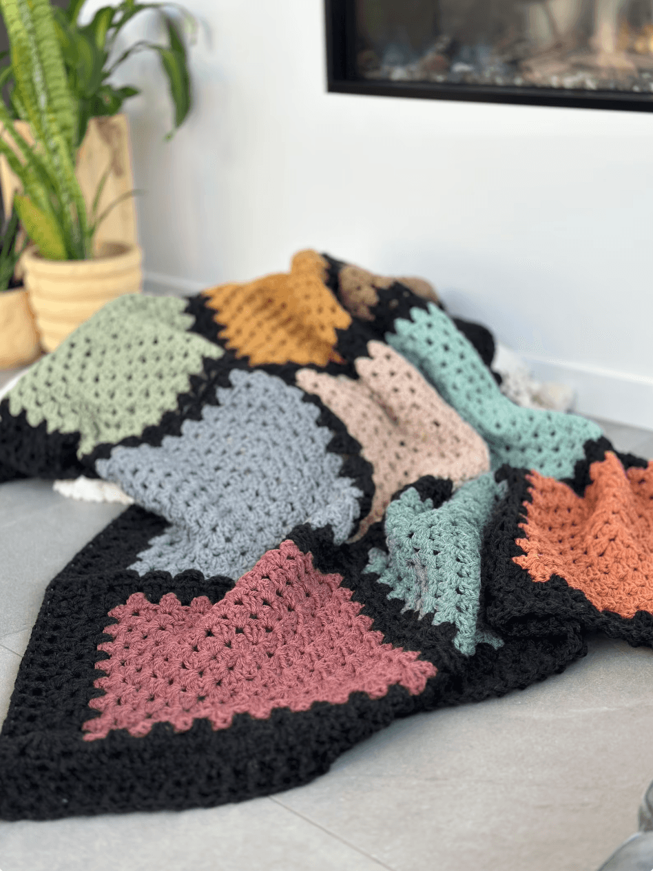 The Cozy Patchwork Blanket – Your Perfect Crochet Project - Crochet haven