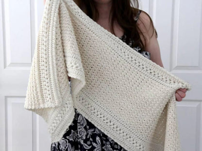 Rectangle Shawl Crochet Pattern
