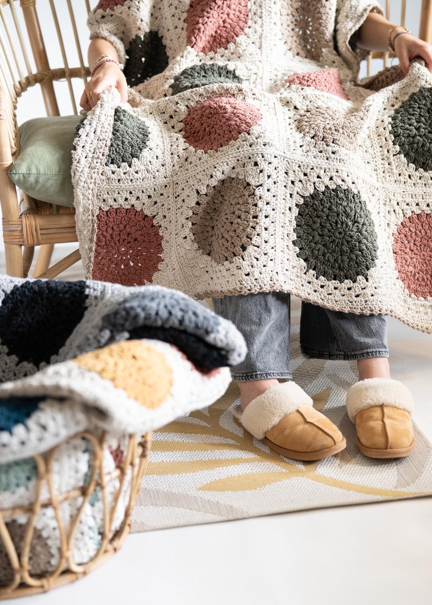 MILOU Blanket  Crochet Pattern