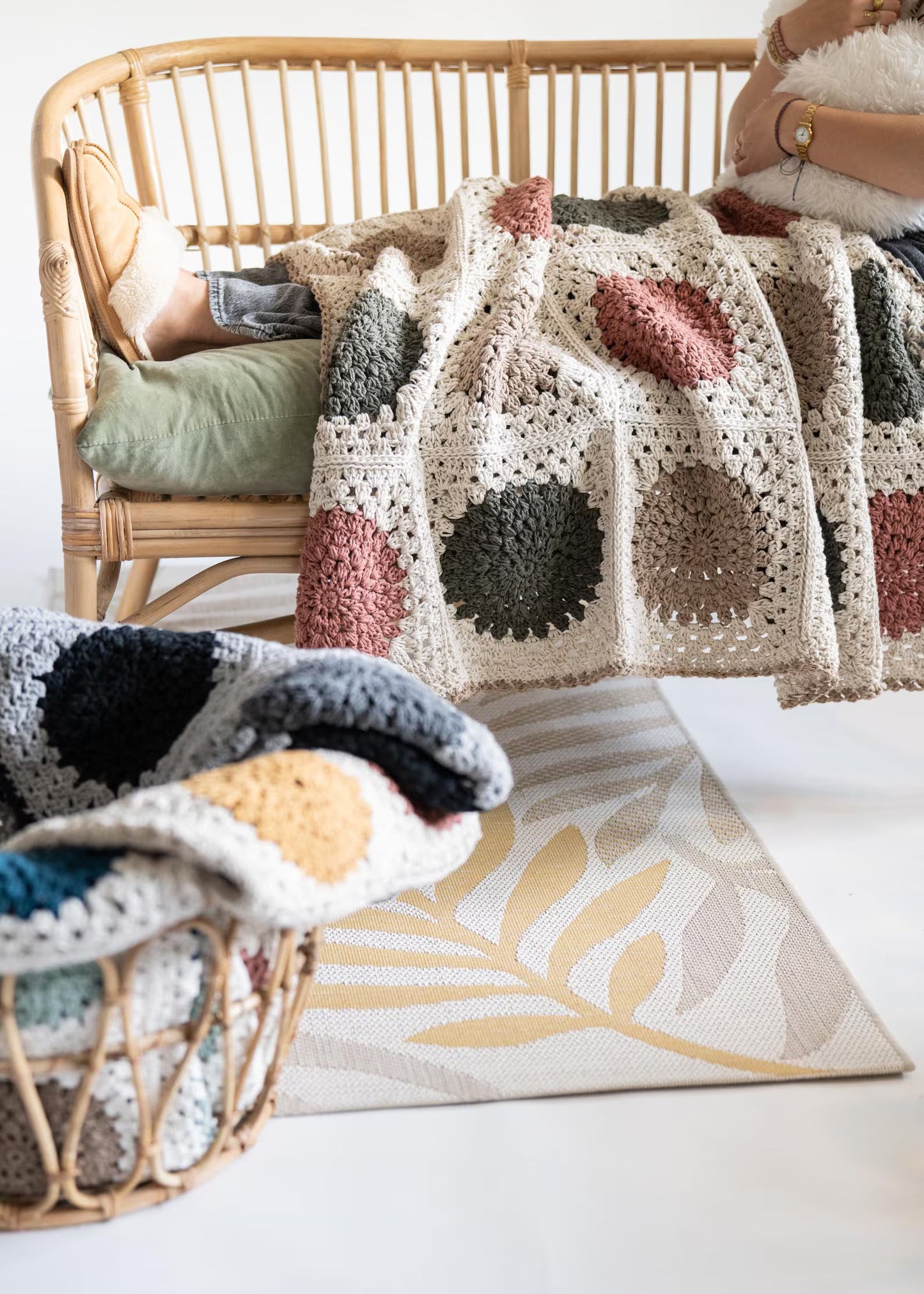 MILOU Blanket  Crochet Pattern