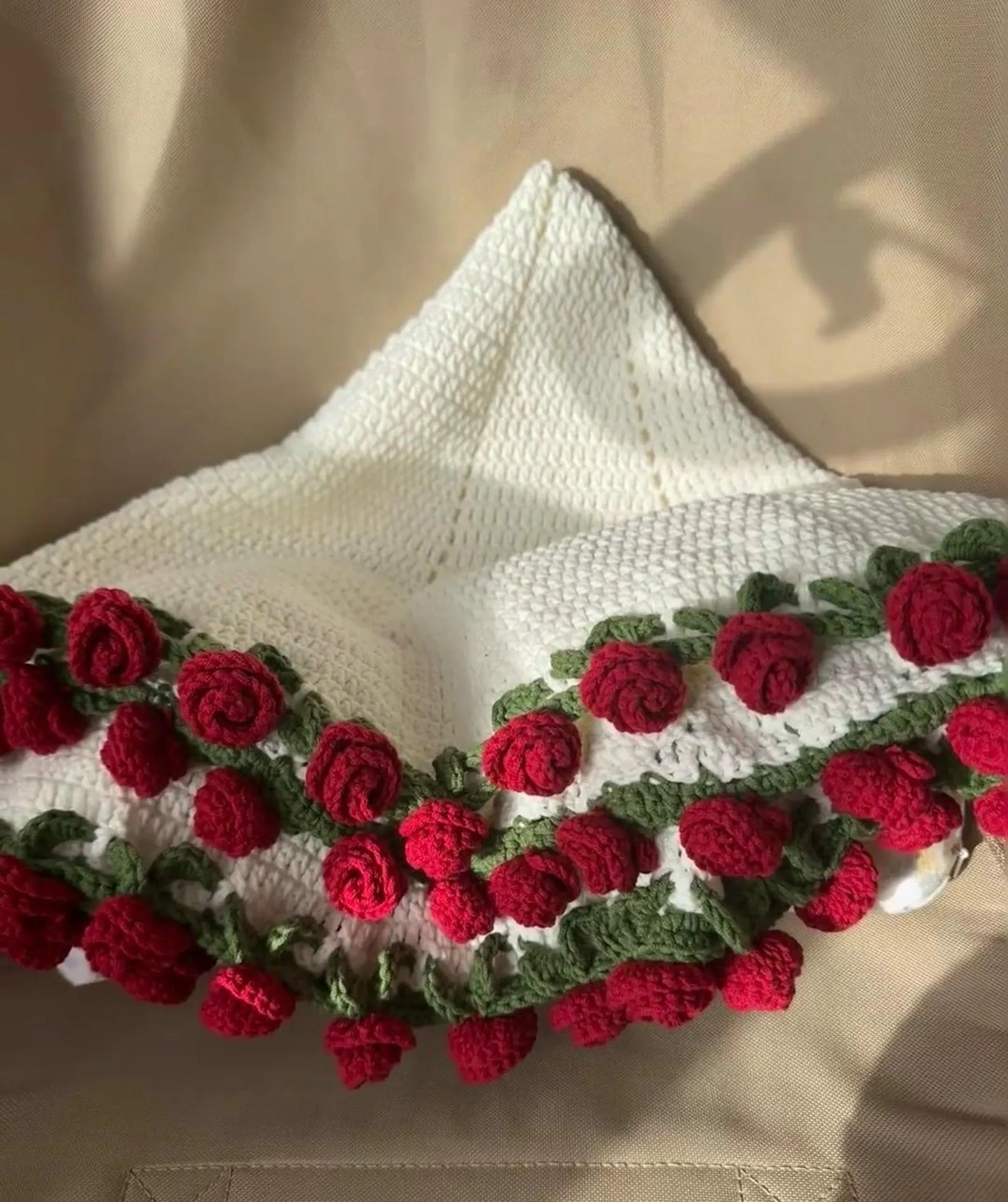 Rose Garden Bouquet Blanket