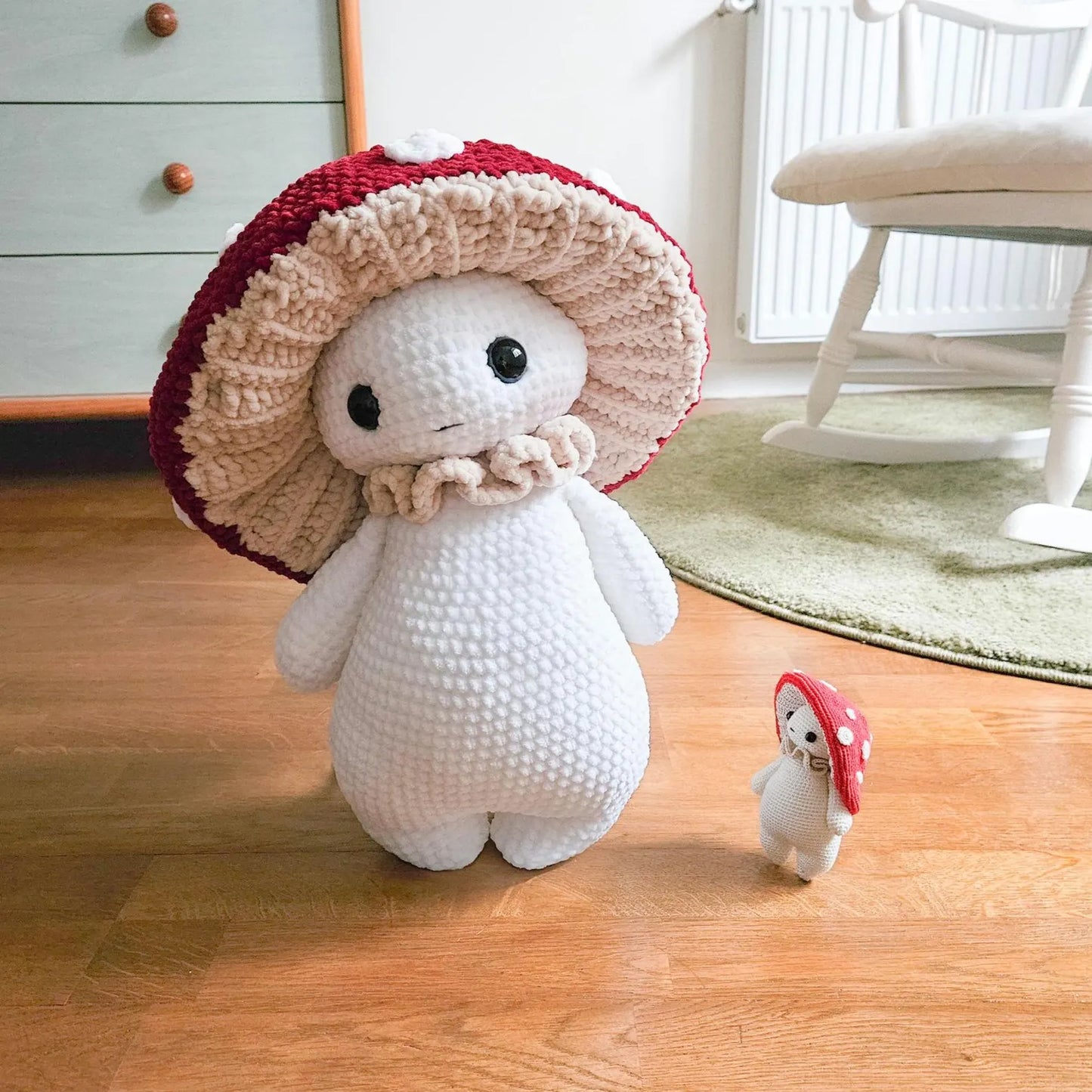 Mushroom Creature  Crochet Pattern