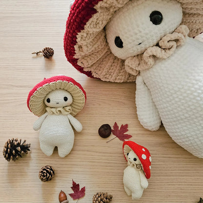 Mushroom Creature  Crochet Pattern
